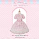 Mademoiselle Pearl Sanrio My Melody Rose Themed Apron Top Skirt Set JSKs and OPs(Reservation/Full Payment Without Shipping)